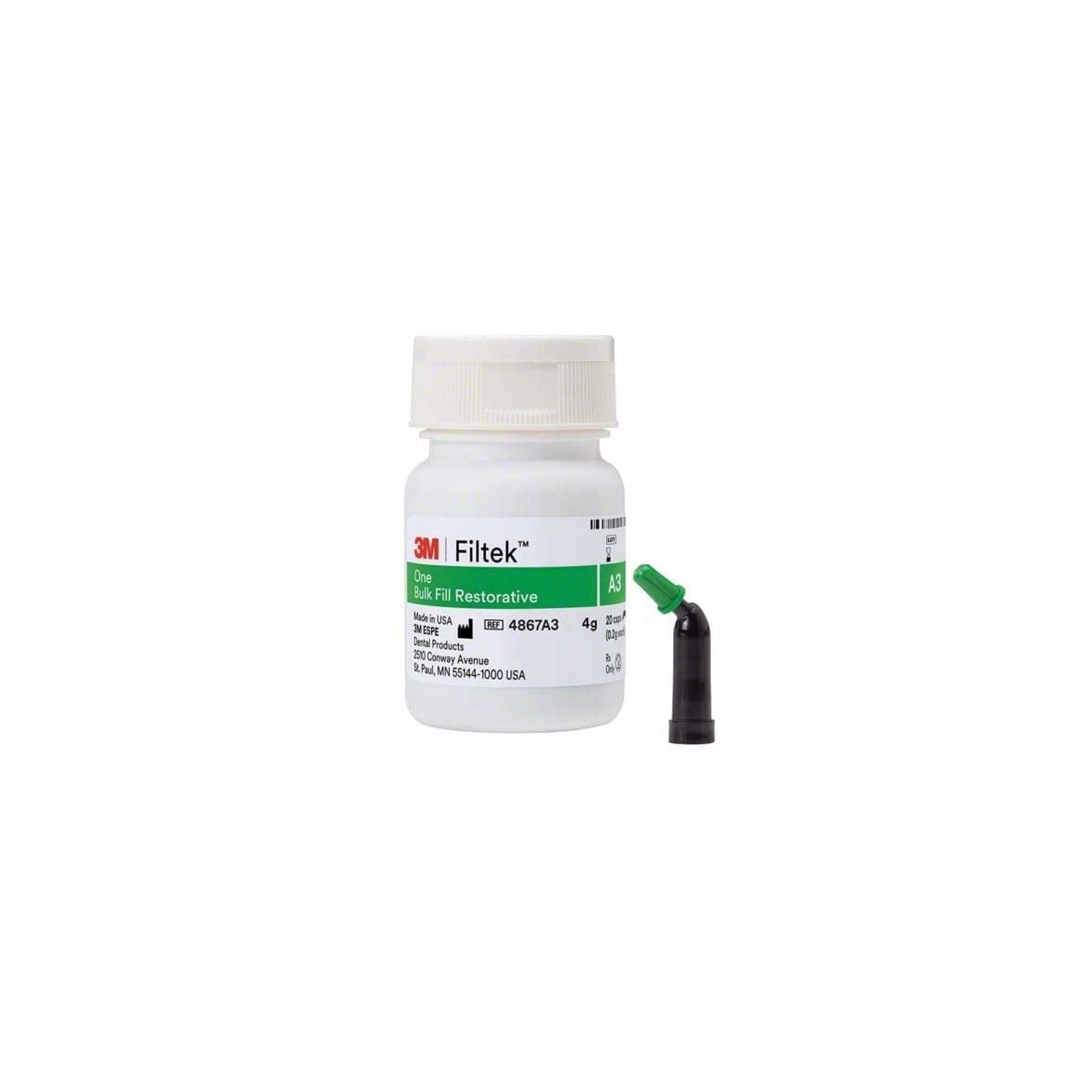 Filtek One Bulk Fill  <br> 20 Kapseln | A3 | 0,2g/Stck.