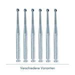 Hartmetall-Rosenbohrer <br> 001 | Lang | 6er-Set