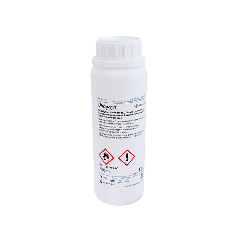 Orthocryl® <br> Flüssigkeit | 500ml <br>  rosa-transparent