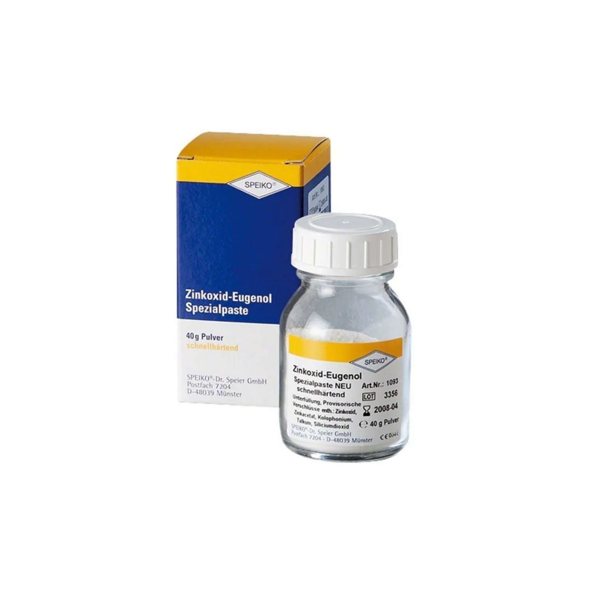 Zinkoxid-Eugenol Spezialpaste <br> schnellhärtend | Pulver