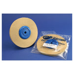 Leather buffing wheel plastic core | Ø 90mm