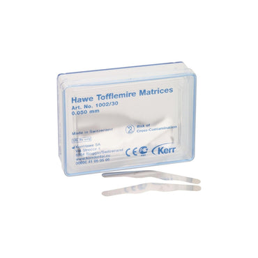 Matrizen <br> Hawe Tofflemire <br> 0,038 mm | 0,05 mm