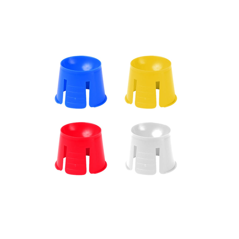 Dappenbehälter  <br> gemischt | weiß | blau | gelb | rot