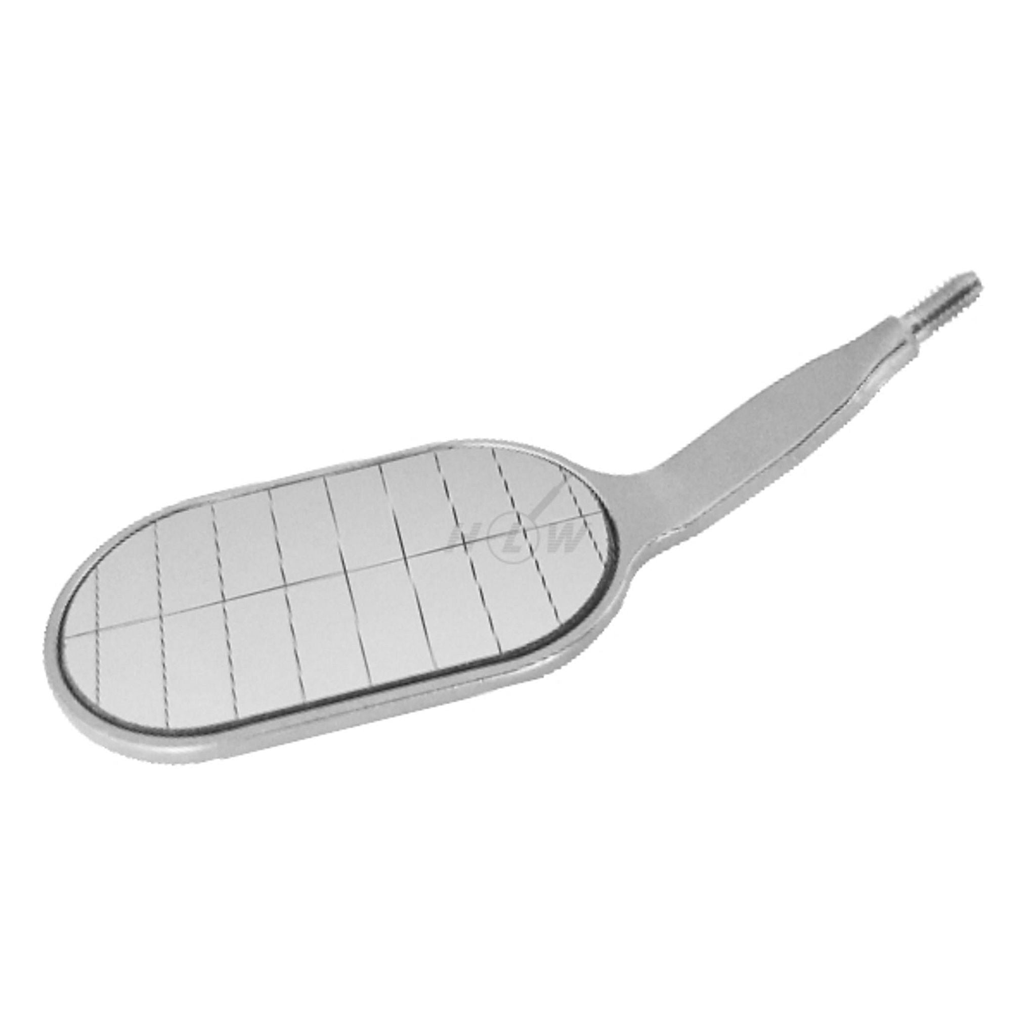 Mouth Mirror Parallelometer Rhodium