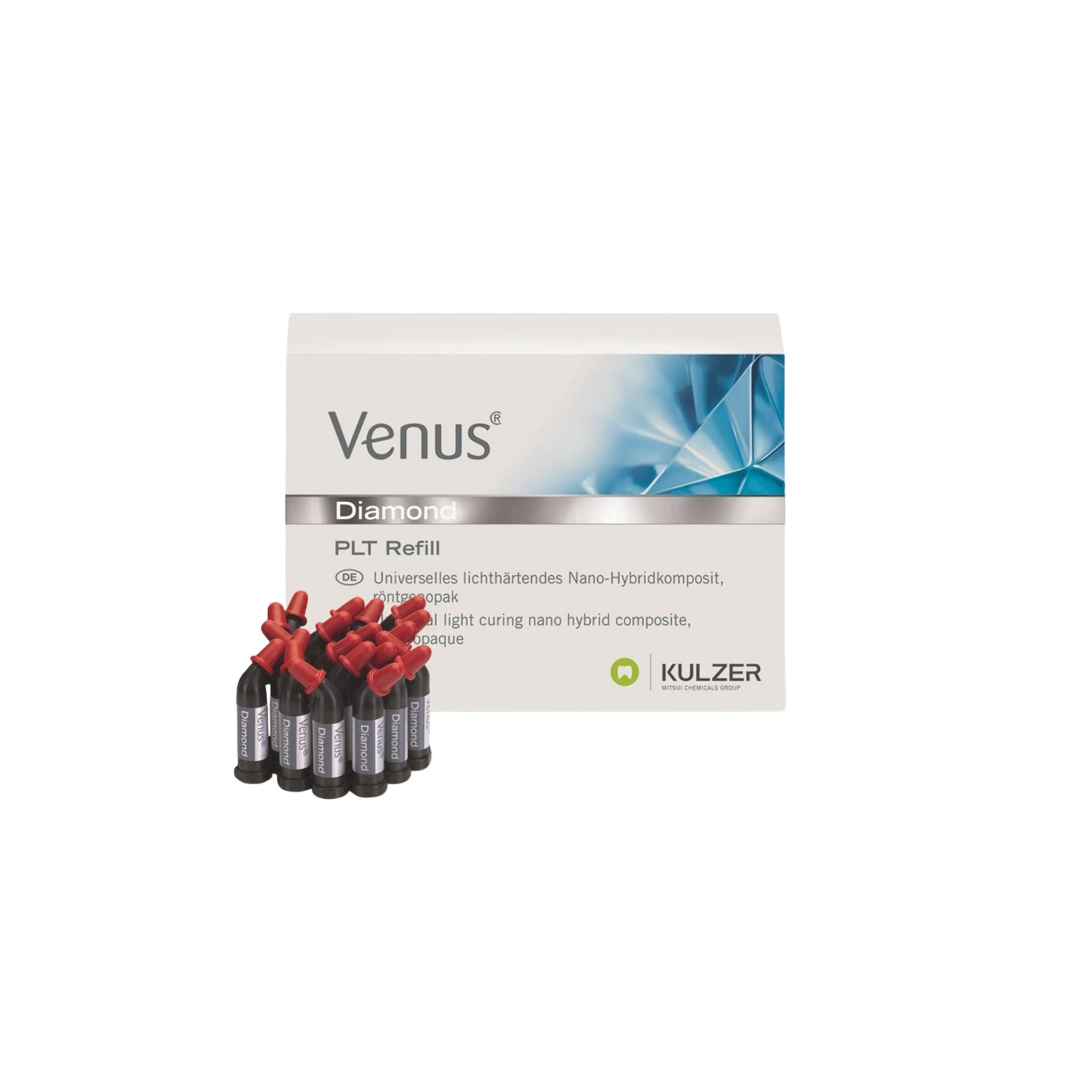 Nano-Hybrid-Komposit  Venus Diamond, A3  PLT Refill mit 20 Kapseln