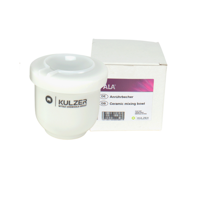 Pala mixing cup porcelain with lid