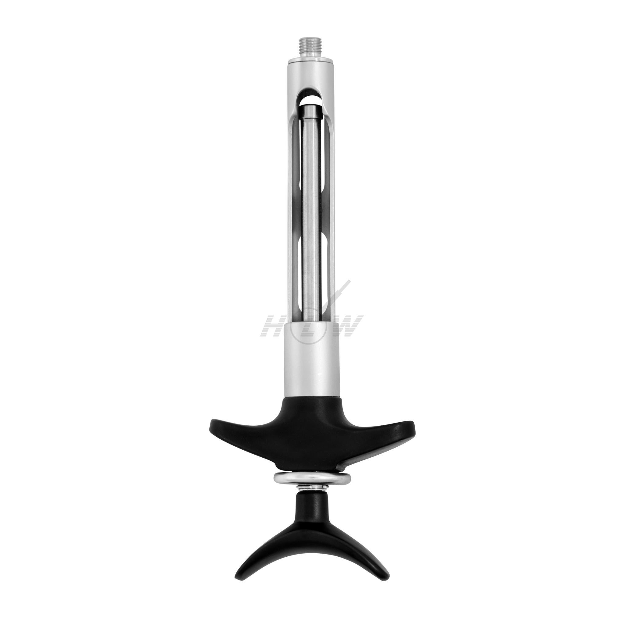 Cylinder ampoule syringe self-aspirating