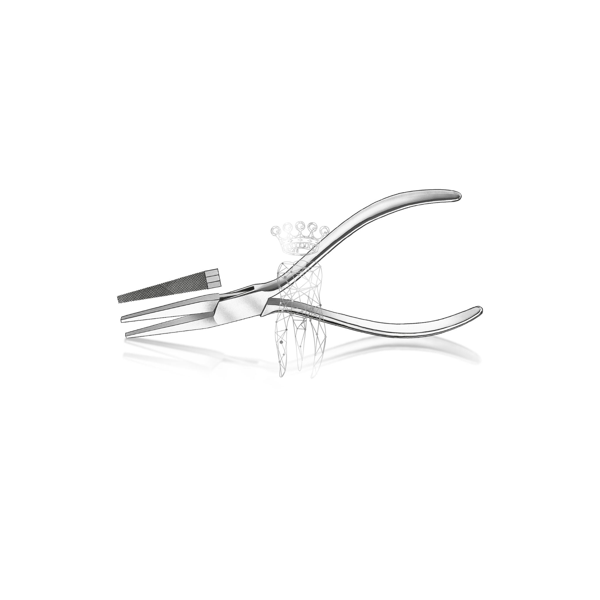 Flachzange <br> Langenbeck | gerieft RS