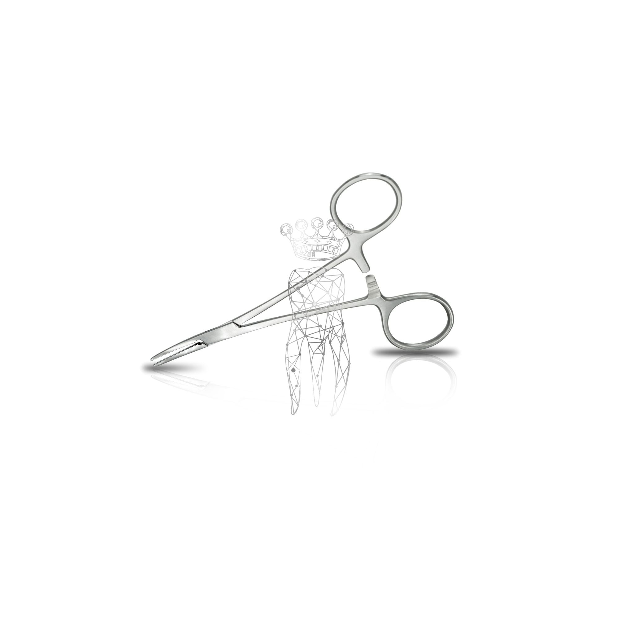 Mosquitoklemme <br> gebogen | 14.5cm