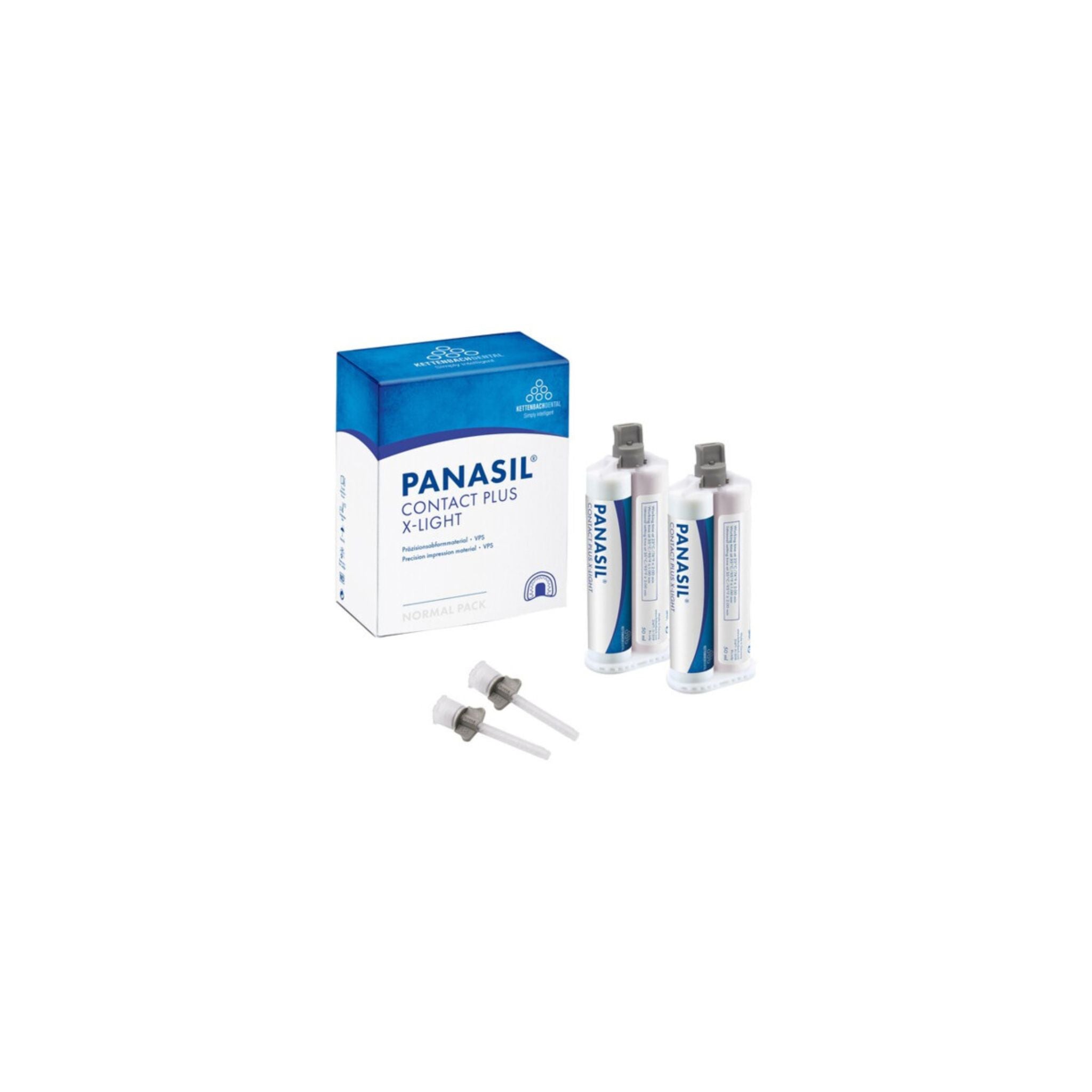 A-Silikon <br> Panasil Contact plus X-Light | 2x 50ml Kartusche inkl. 8 Tips