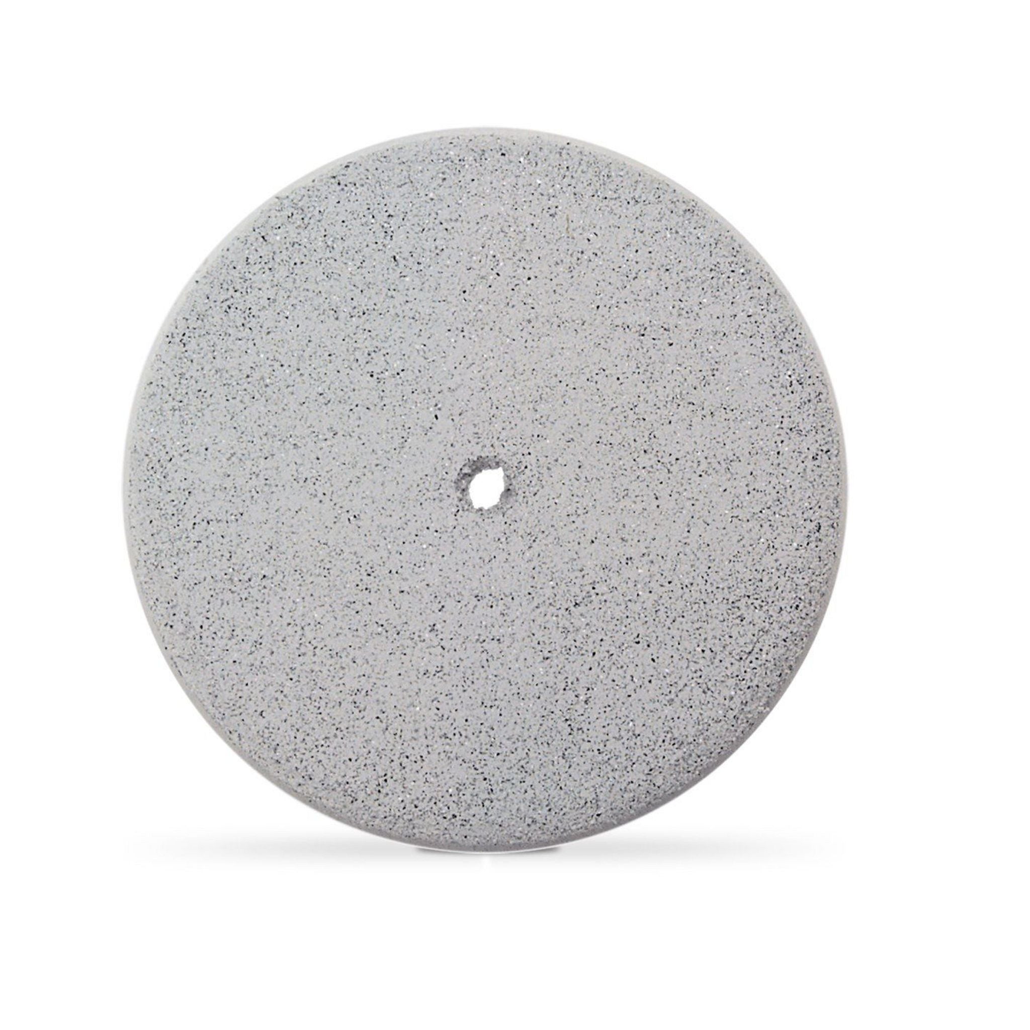 Silikonpolierer Rad <br> Keramik & Metall | 22 x 3,2 mm | hellgrau