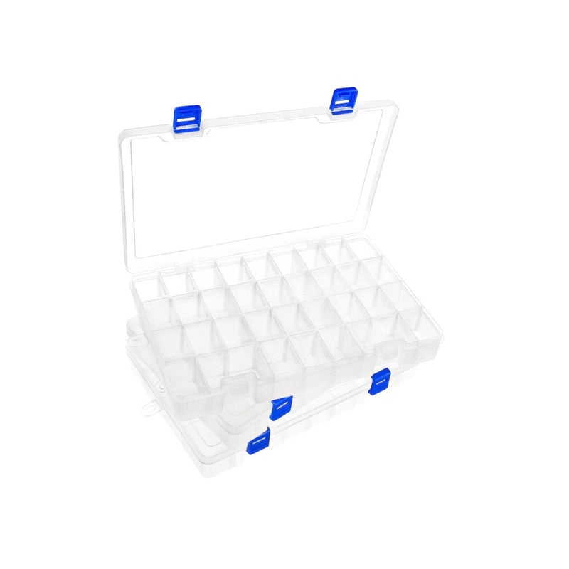 Zahnbox <br> mit 34 Fächern <br> 28 x 18.3 x 4 cm