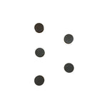 Round magnet for split-cast system, set of 5