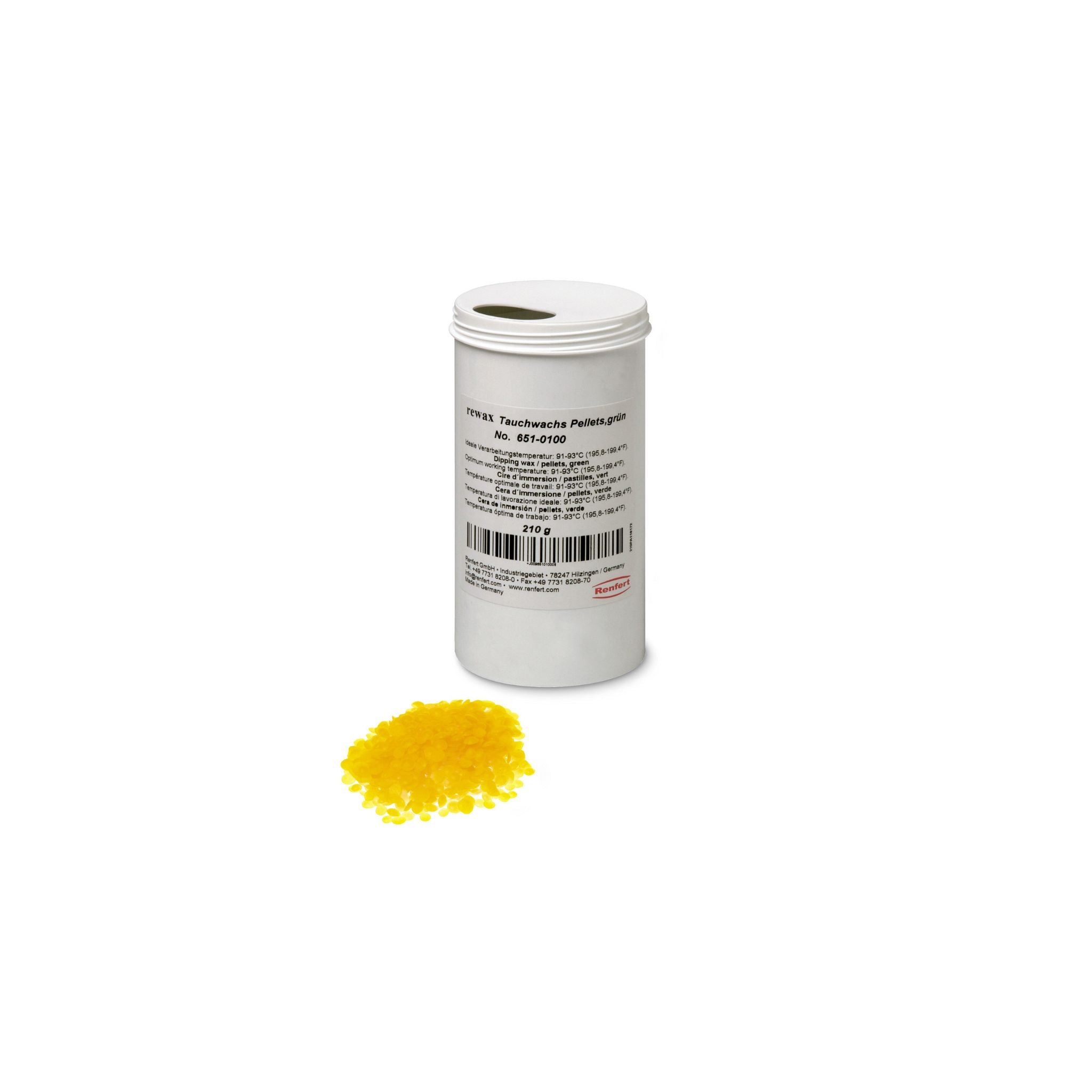 GEO REWAX Tauchwachs <br> Pellets | gelb | 210 g