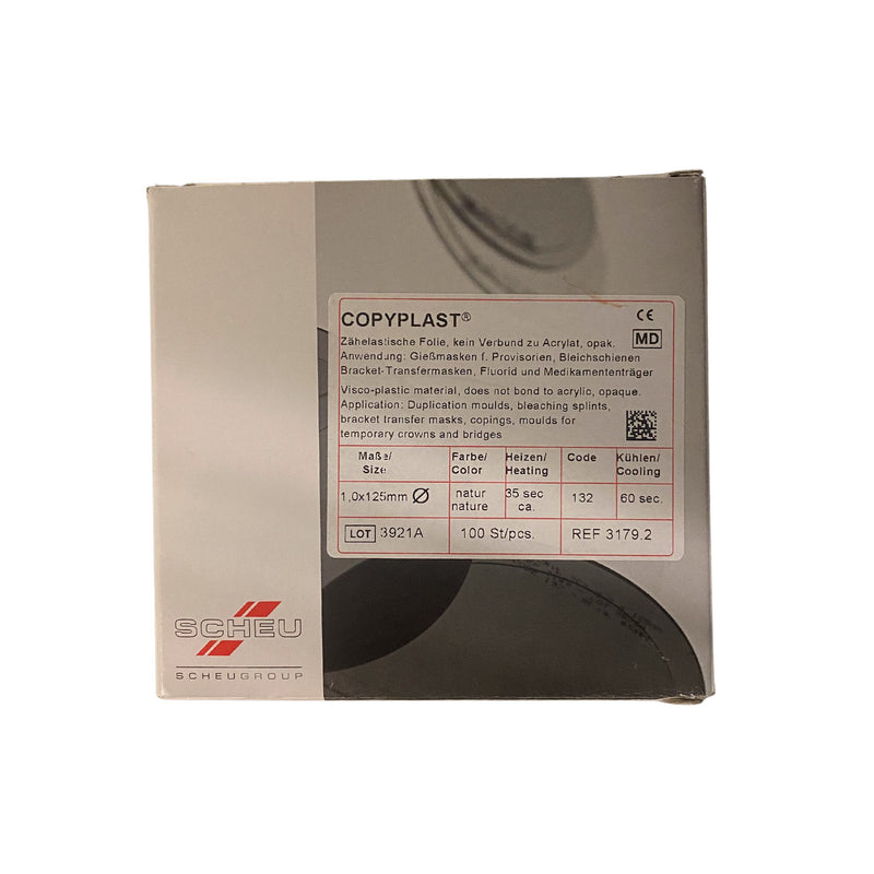 Thermoforming film round natural<br> Copyplast | 3179<br> 1.0x125mm