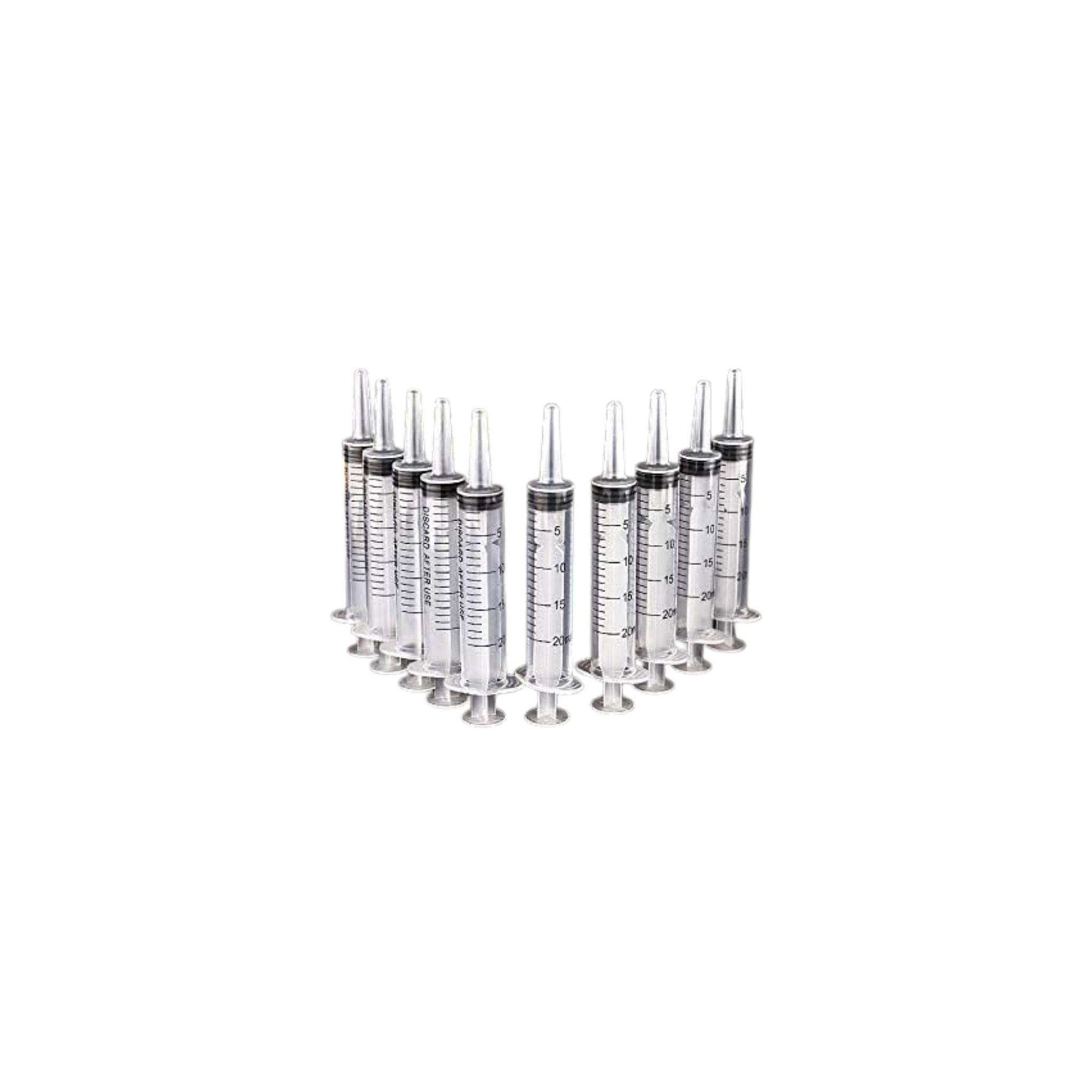Einwegspritze mit Schutzkappe <br> 20ml - einzeln
