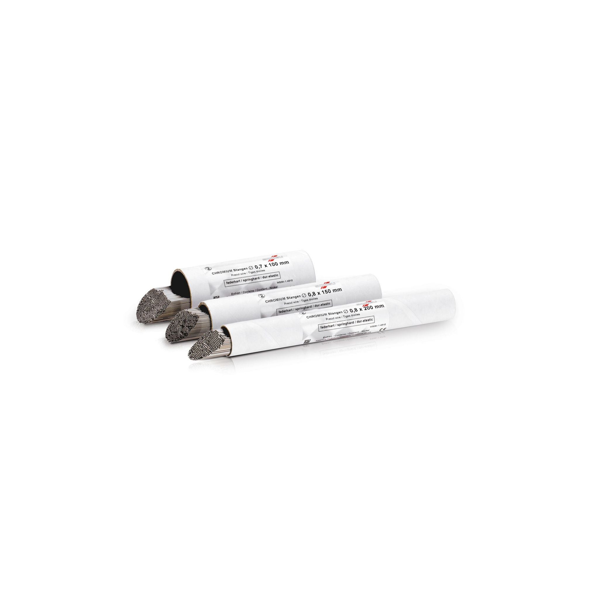 Chromium Training Wire<br> Spring hard/hard | Set of 10