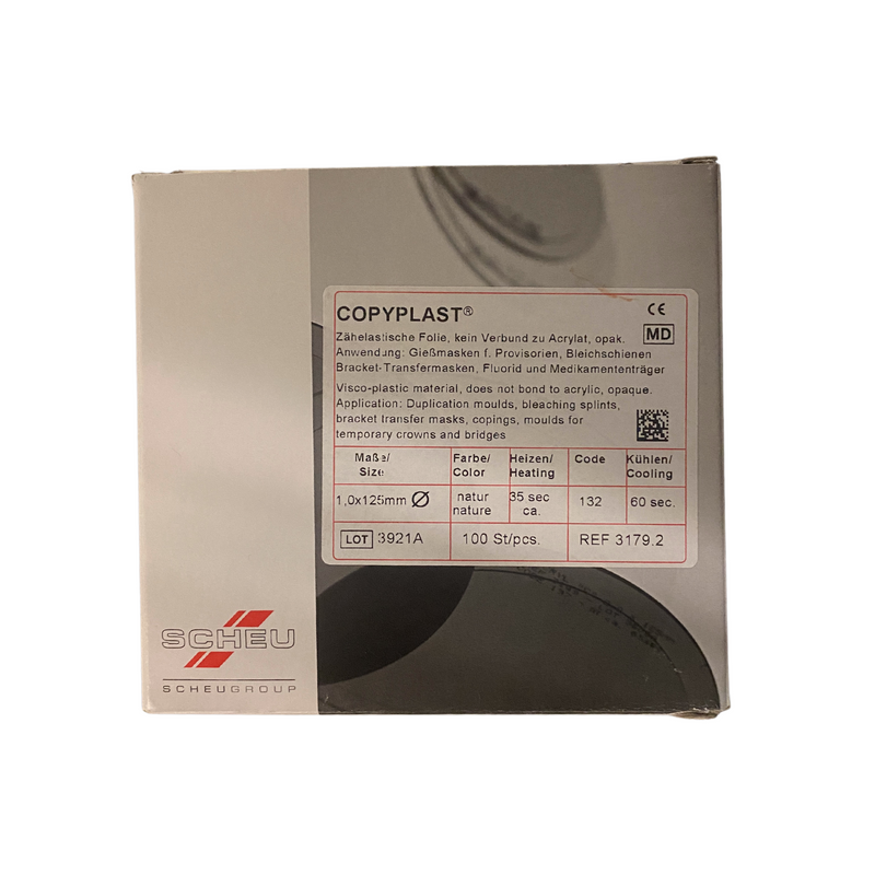 Thermoforming film round natural<br> Copyplast | 3179<br> 1.0x125mm