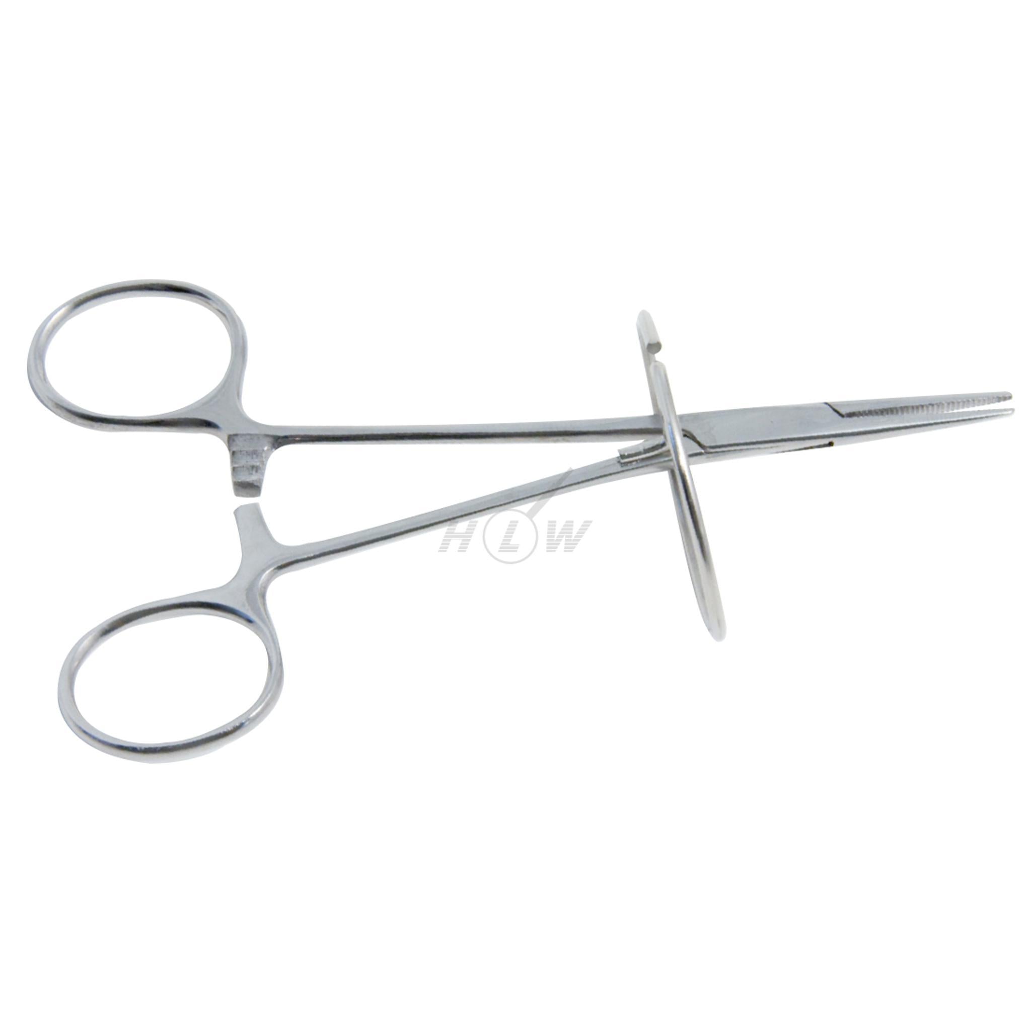 Crown holding forceps Halstead Mosquito 12.5cm straight