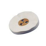Flanellschwabbel mit Lederkern <br> Ø 100 mm