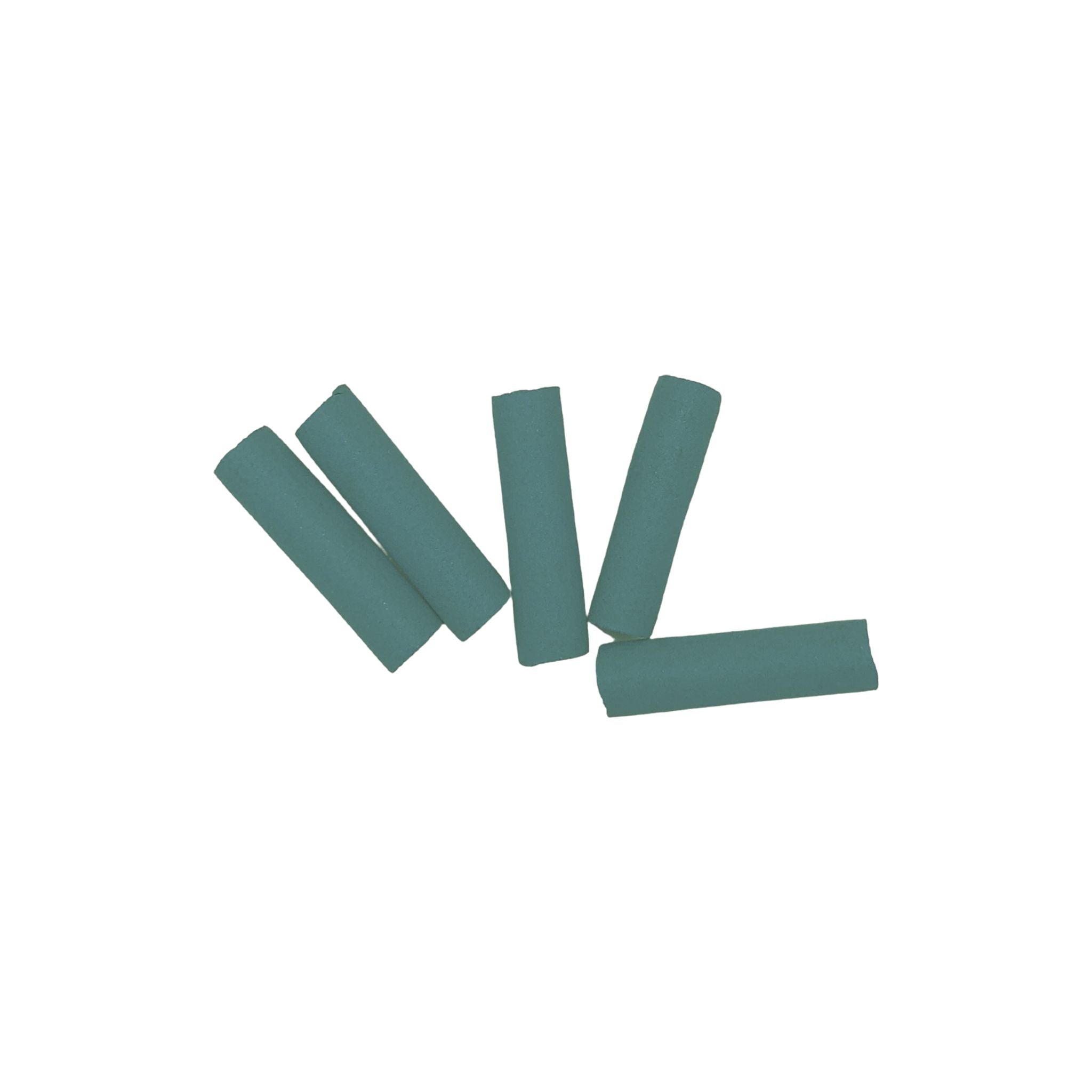 Rubber polisher<br> Chromium-cobalt<br> Blue/green | Set of 5