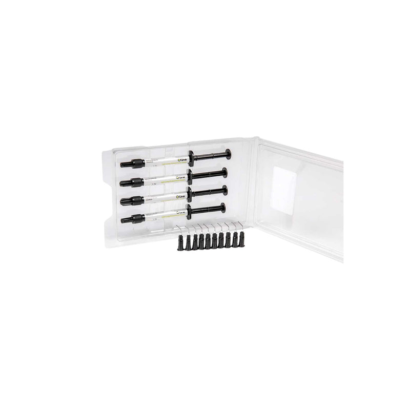 Nanohybridcomposite <br> Flow | 4x2g Spritzen <br> A1, A2, A3, A3.5 + 10 Tips