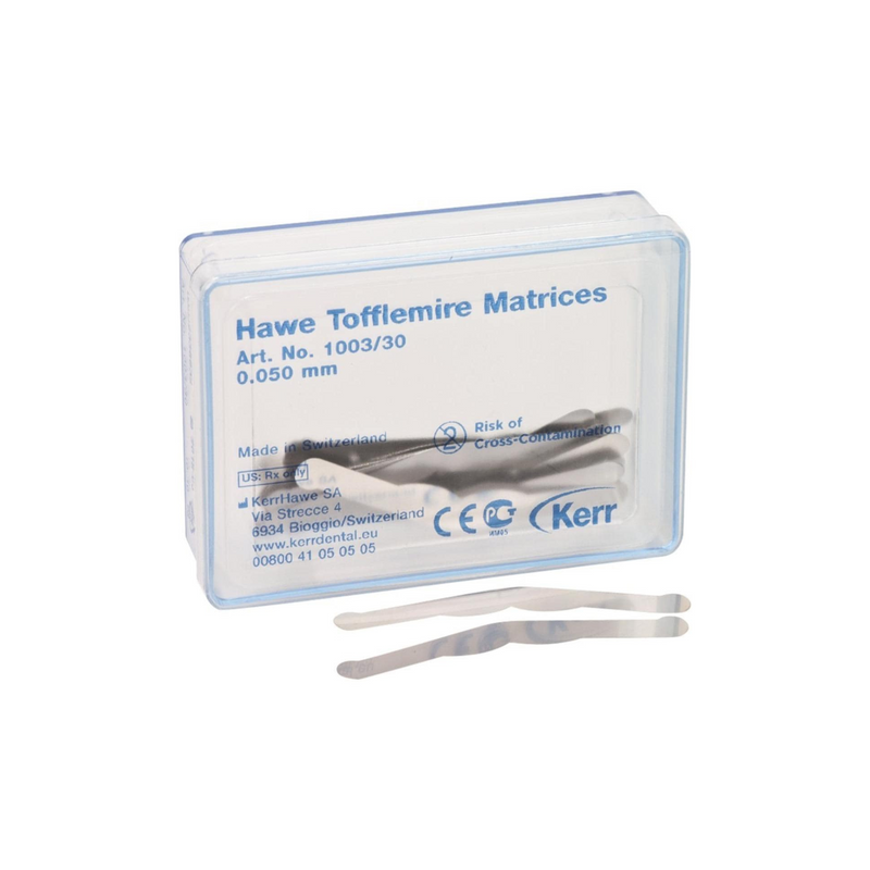 Matrizen <br> Hawe Tofflemire <br> 0,038 mm | 0,05 mm