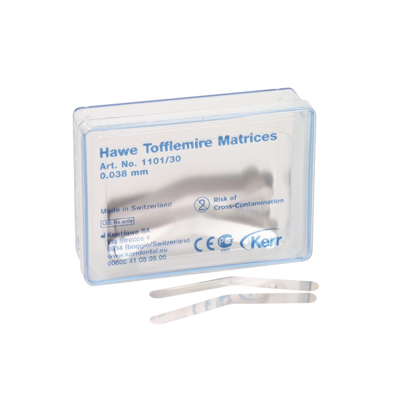 Matrizen <br> Hawe Tofflemire <br> 0,038 mm | 0,05 mm