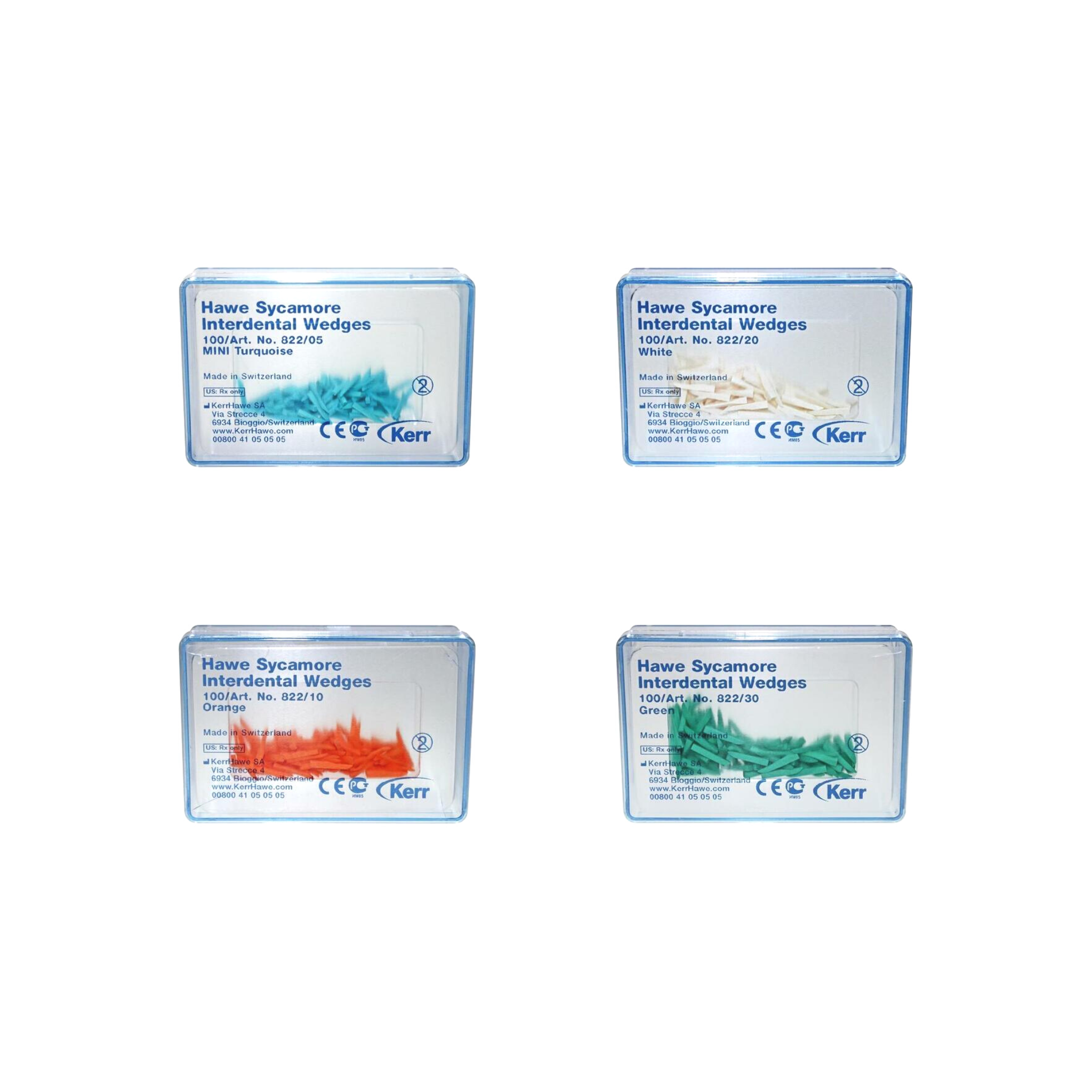 Interdental wedges<br> Sycamore Hawe<br> 100 pcs.