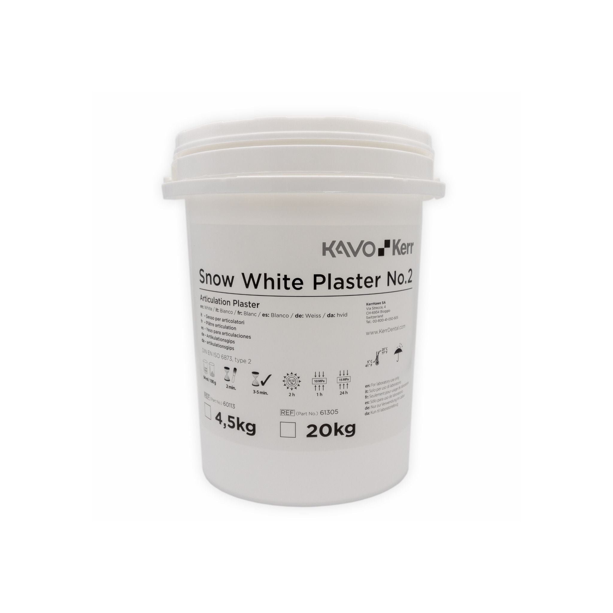 Alabaster gypsum type 2<br> Snow White Plaster
