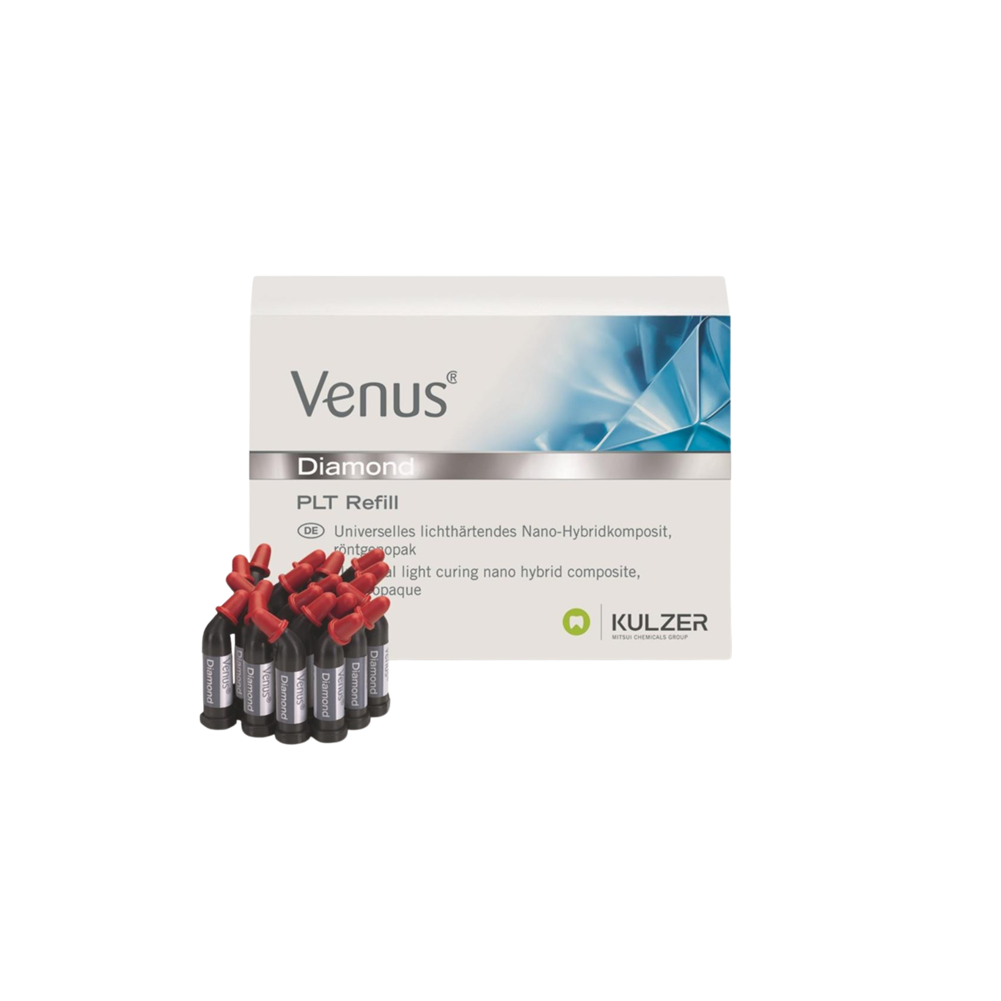 Nano-hybrid composite Venus Diamond, A3 PLT refill with 20 capsules