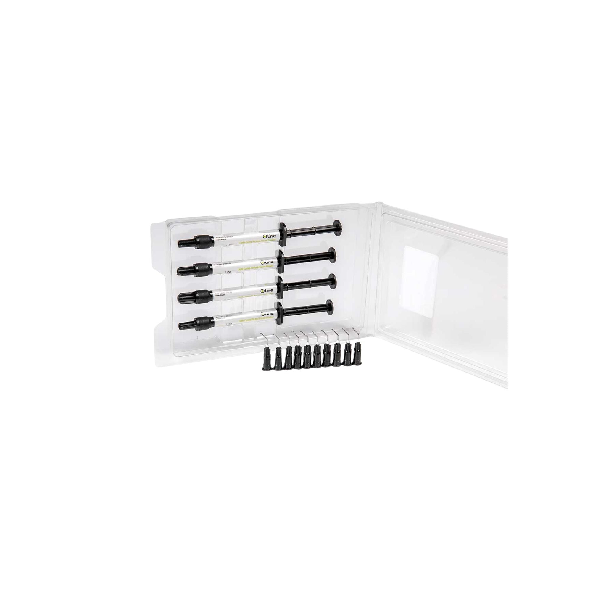 Nanohybridcomposite <br> Flow | 4x2g Spritzen <br> A1, A2, A3, A3.5 + 10 Tips