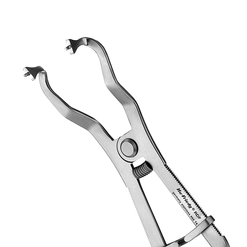 Rubber dam clamp forceps