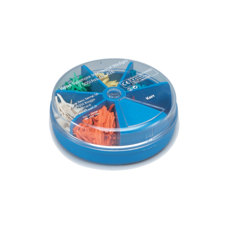 Interdental wedges<br> Wedge dispenser | 500 wedges each