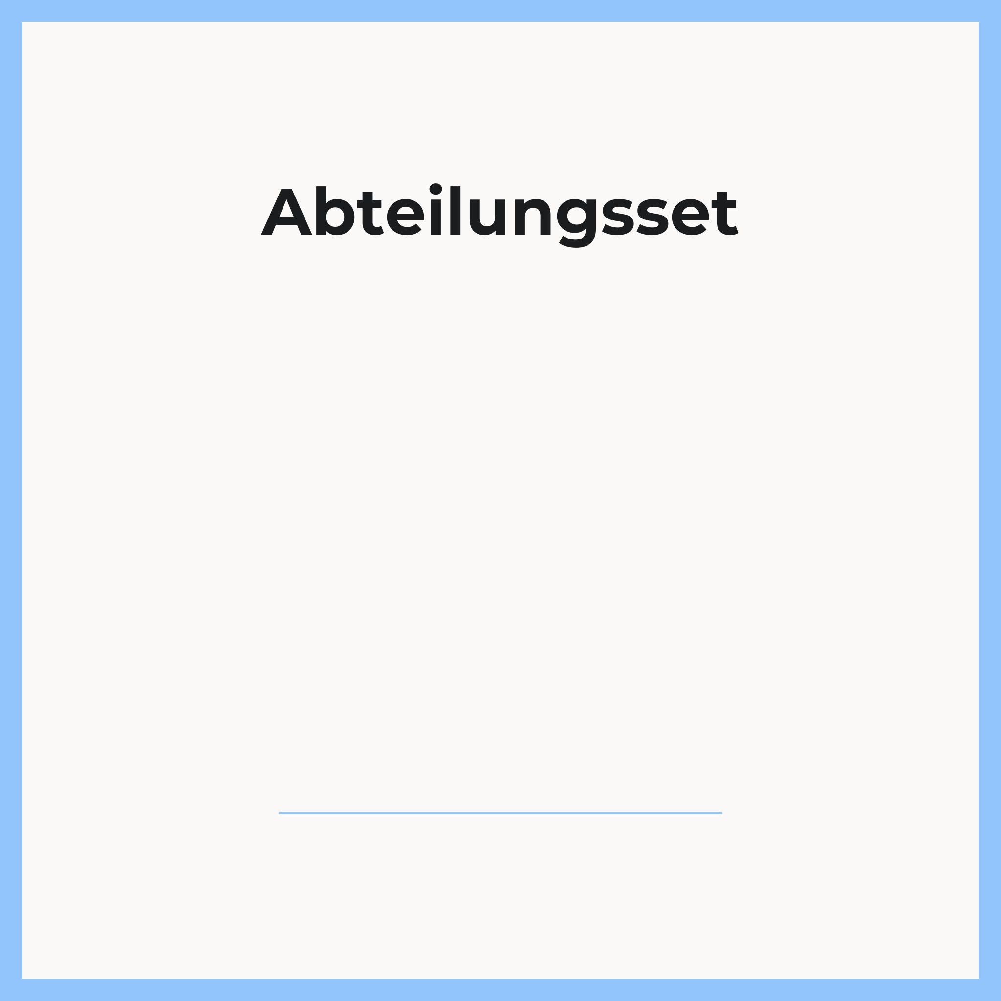 Abteilungsset
