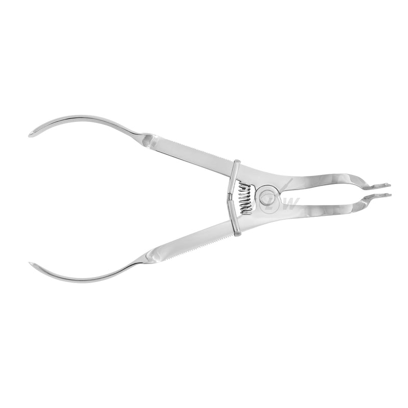 Rubber dam clamp forceps