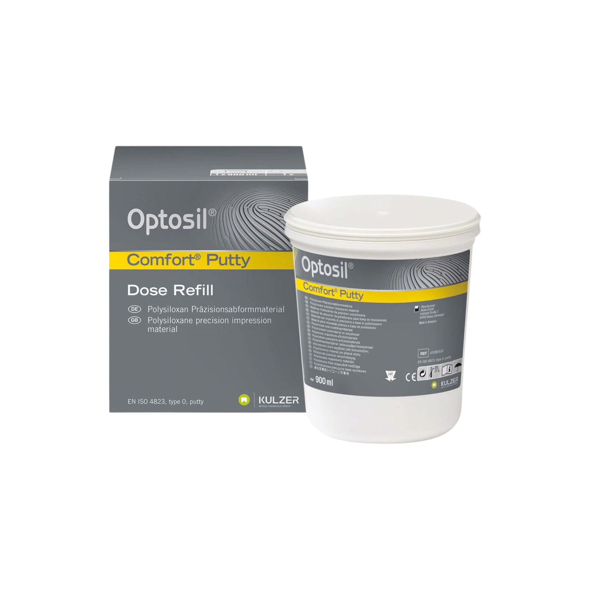 Optosil Comfort Putty  Dose à 900 ml