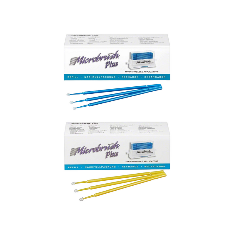 Applicators<br> Microbrush Plus<br> Yellow | Blue